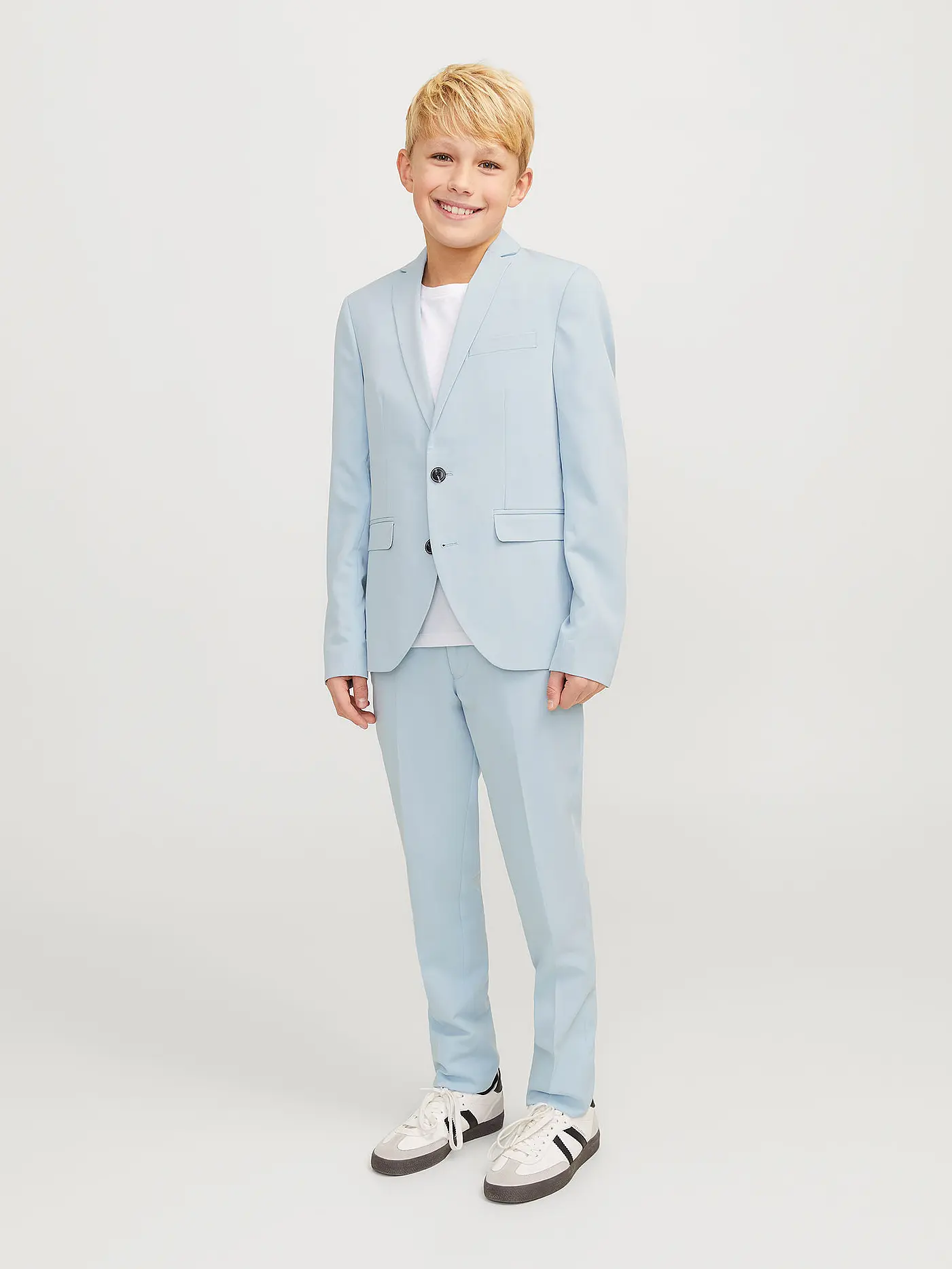 JACK & JONES | Jungen Anzughose | hellblau